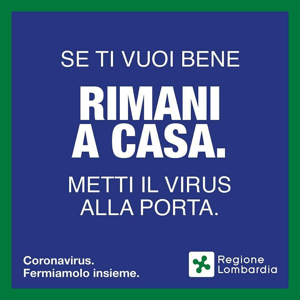 Metti il virus alla porta: resta a&nbsp;casa.
