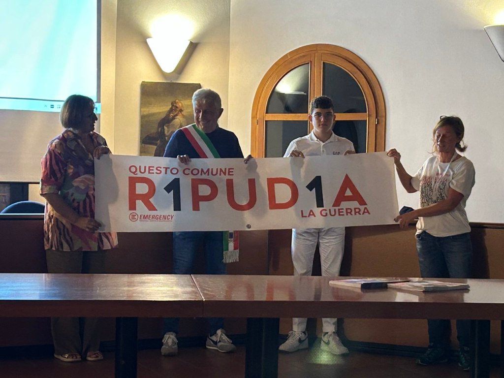 “Questo comune ripudia la guerra”: Ranica aderisce alla campagna nazionale di&nbsp;Emergency.