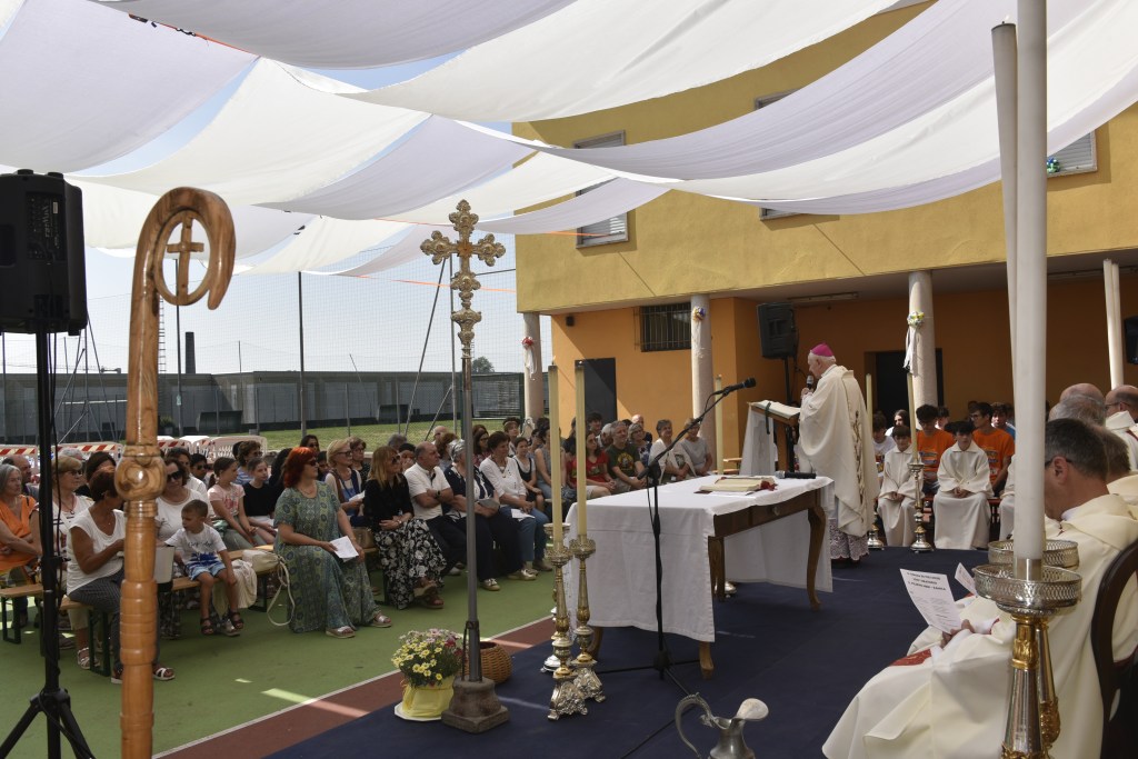 Panoramica della Messa per il Centenario dell'Oratorio.